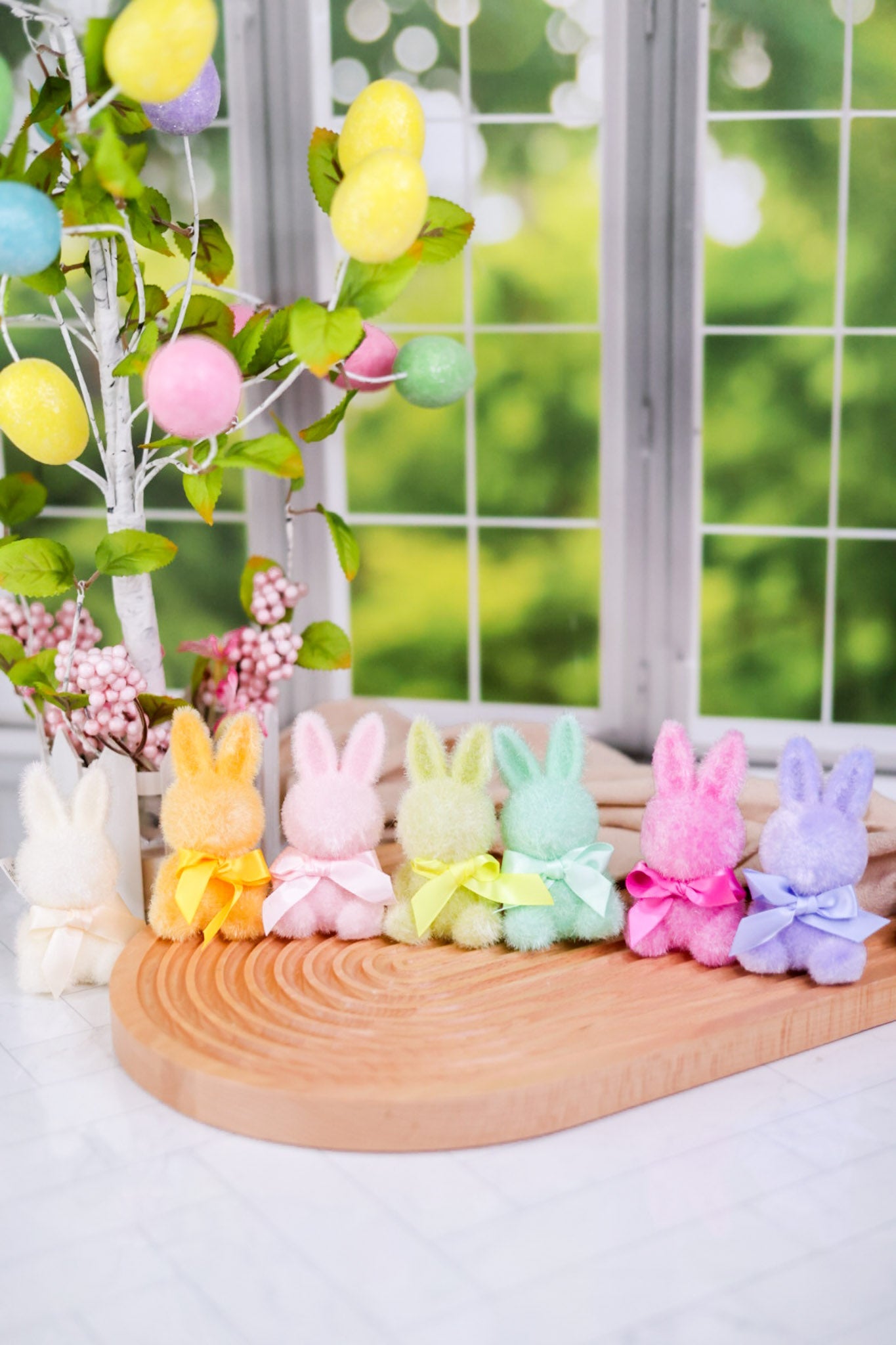 Flocked Spring Bunnies (7 Colors) - Whiskey Skies - 180 DEGREES