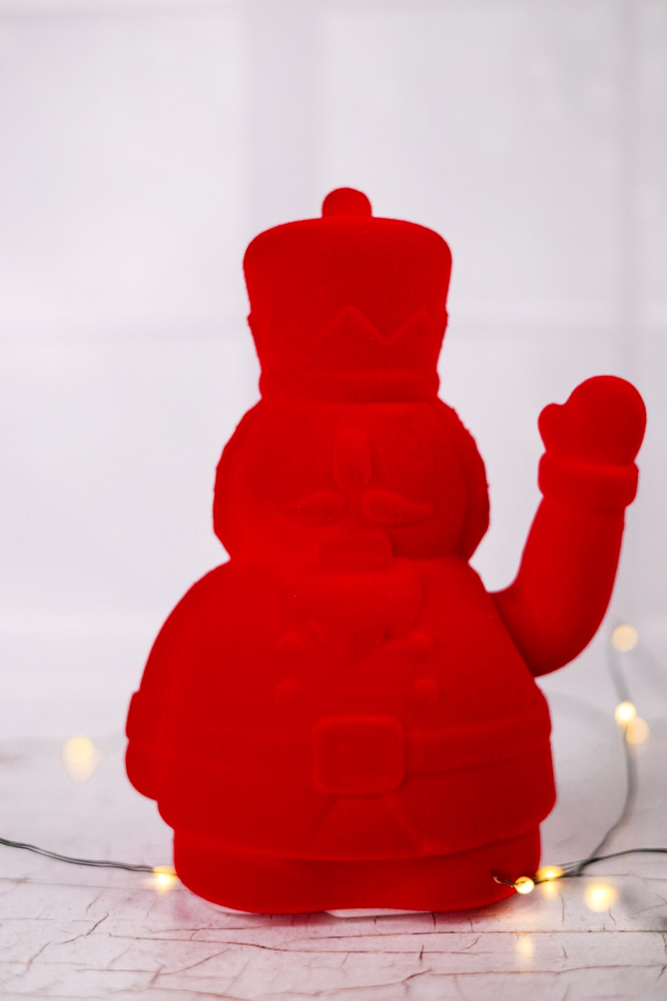 Flocked Waving Nutcracker Table Top Decor (6 Colors) - Whiskey Skies - ONE HUNDRED 80 DEGREES