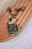 Floral Dog Enamel Keychain - Whiskey Skies - KARMA