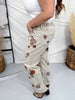 Floral Embroidered Grey Jeans - Whiskey Skies - OLI & HALI