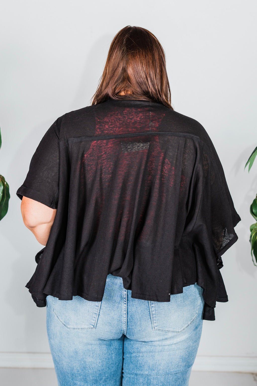 Floral Embroidered Poncho Tunic Top - Whiskey Skies - ANDREE BY UNIT