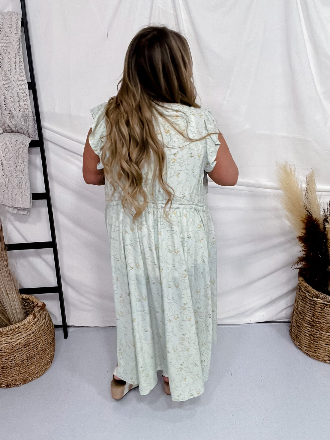 Floral Hi - Lo Kimono - Whiskey Skies - HEYSON