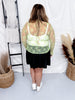 Floral Lace High Neck Mesh Top in Lime Green - Whiskey Skies - SWEET GENERIS