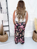 Floral Noir Cheetah Wide Leg Lounge Pants - Whiskey Skies - JADE BY JANE
