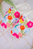 Flower Bloom Slippers - Whiskey Skies - LIVING ROYAL