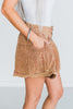 Flowy Western Chic "Range Riders" Saddle Colored Shorts - Whiskey Skies - 2 FLY CO.