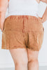 Flowy Western Chic "Range Riders" Saddle Colored Shorts - Whiskey Skies - 2 FLY CO.