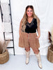 Flowy Western Chic "Range Riders" Saddle Colored Shorts - Whiskey Skies - 2 FLY CO.