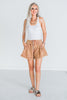 Flowy Western Chic "Range Riders" Saddle Colored Shorts - Whiskey Skies - 2 FLY CO.