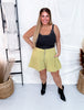 Flowy Western Range Rider Shorts In Green - Whiskey Skies - 2 FLY CO.