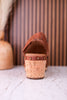 For Keeps Studded Wedges In Rust - Whiskey Skies - CORKYS FOOTWEAR
