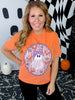 Framed Girly Ghost Graphic Tee - Whiskey Skies - FESTIVITEES