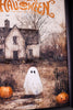 Framed Haunted House Happy Halloween Sign - Whiskey Skies - MELROSE INTL