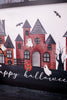 Framed LED Happy Halloween Haunted House Sign - Whiskey Skies - MELROSE INTL