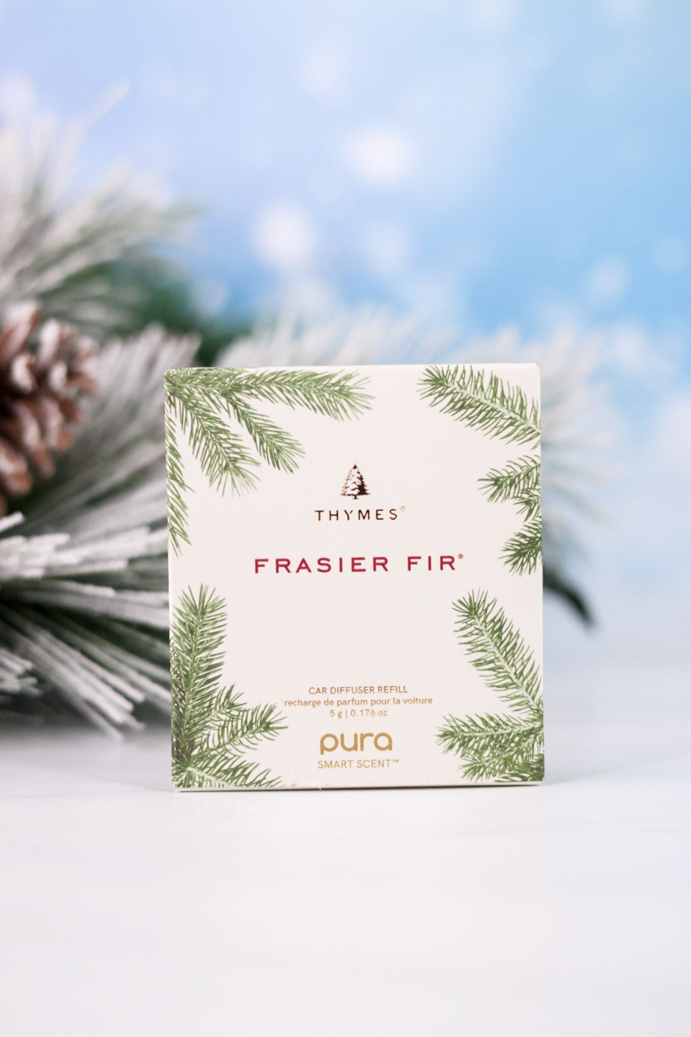 Frasier Fir Car Diffuser Refill By Thymes - Whiskey Skies - PURA