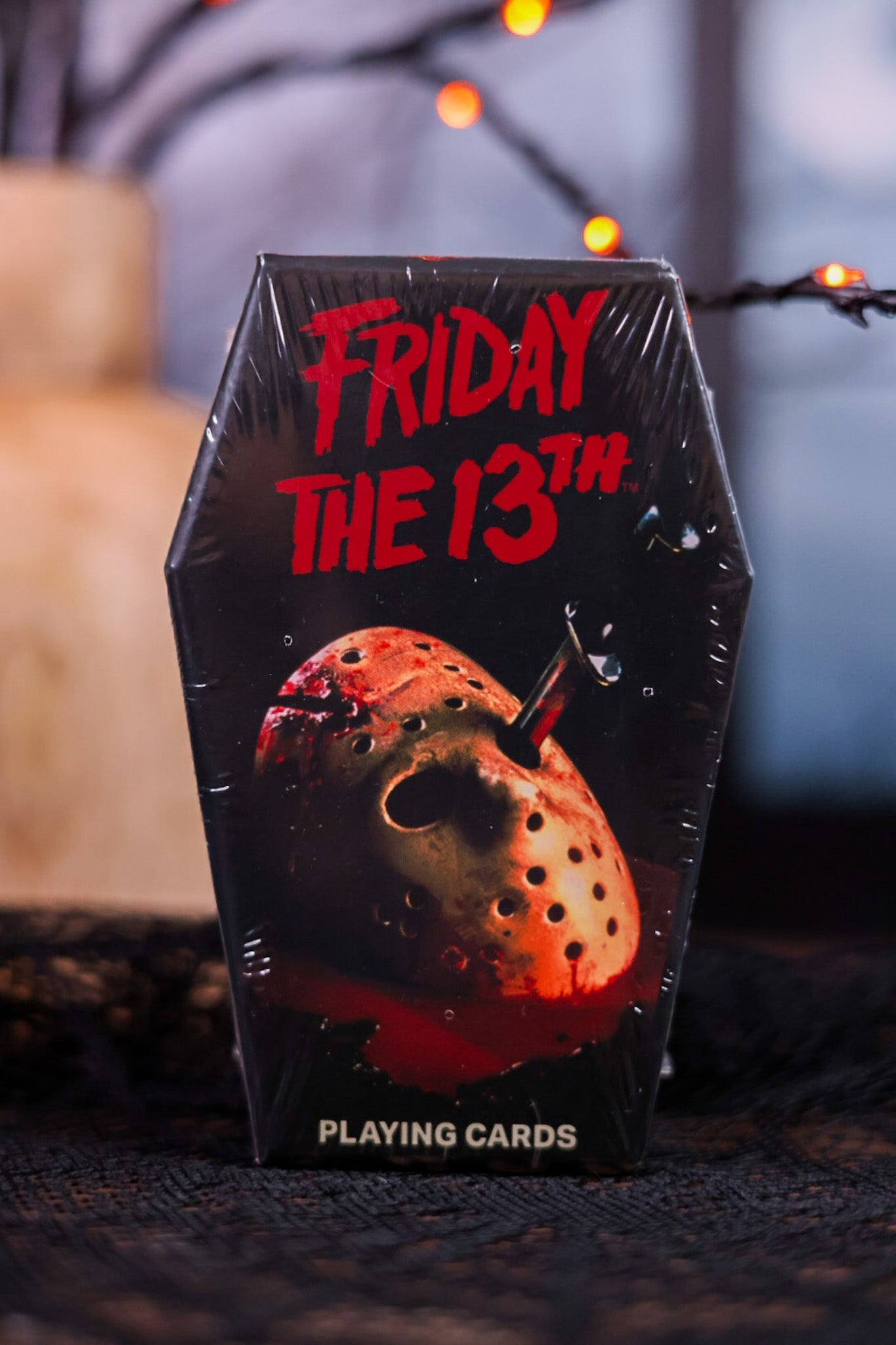 Friday the 13th Coffin Shaped Playing Cards - Whiskey Skies - NMR