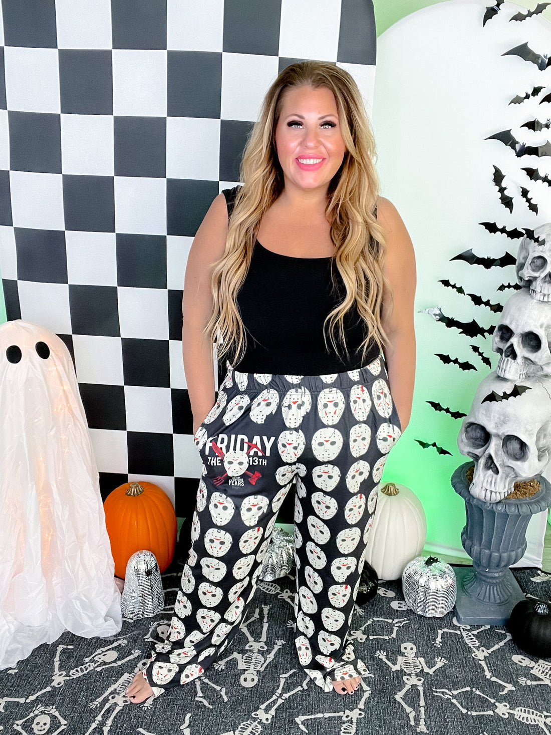 Friday The 13th Licensed Loungewear Pants - Whiskey Skies - BRIEF INSANITY