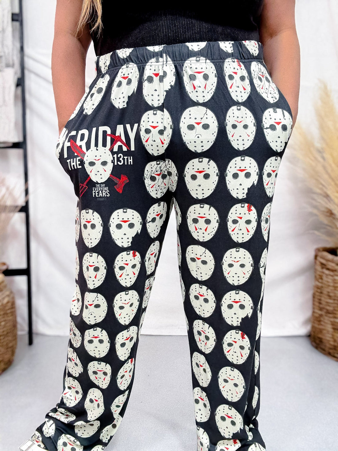 Friday The 13th Licensed Loungewear Pants - Whiskey Skies - BRIEF INSANITY