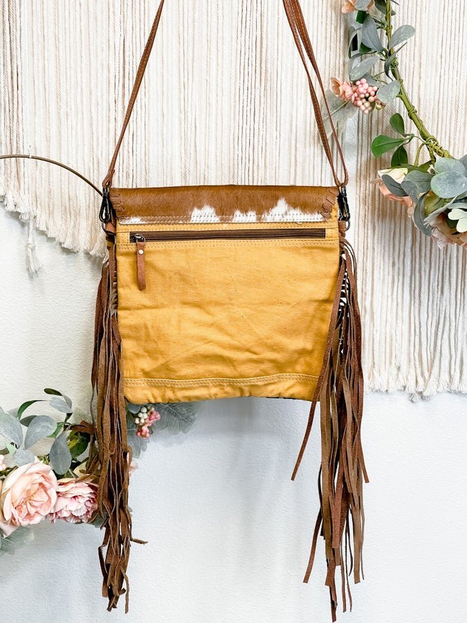 Fringe Aztec Bag - Whiskey Skies - OLAY BAGS