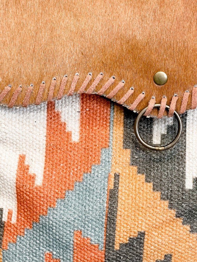 Fringe Aztec Bag - Whiskey Skies - OLAY BAGS