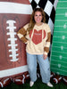 Game Day Washed Terry Pullover Sweatshirt - Whiskey Skies - EASEL