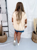 Game Day Washed Terry Pullover Sweatshirt - Whiskey Skies - EASEL
