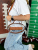 Gameday Football Clear Crossbody Bag - Whiskey Skies - MIMI WHOLESALE