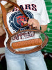 Gameday Football Clear Crossbody Bag - Whiskey Skies - MIMI WHOLESALE