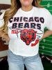 Gameday Goals Licensed Chicago Bears Short Sleeve Midi Tee - Whiskey Skies - GAMEDAY COUTURE