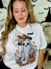 Gaudy Ghost Rhinestone Graphic Tee - Whiskey Skies - SUGAR STITCH