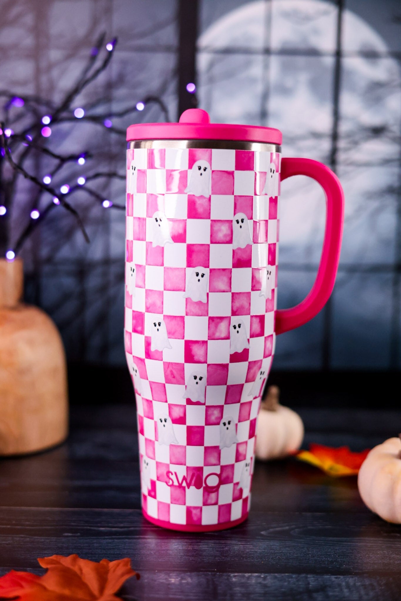 Ghost Check 40oz Mega Mug - Whiskey Skies - SWIG LIFE