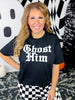 Ghost Him Black Short Sleeve Graphic Tee - Whiskey Skies - THE LATTIMORE CLAIM