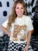 Ghost Library Ivory Short Sleeve Graphic Tee - Whiskey Skies - GLAIME