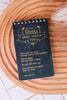 "Ghosts Were People Too" Mini Spiral Bound Notebook - Whiskey Skies - BLUE Q