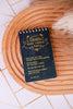 "Ghosts Were People Too" Mini Spiral Bound Notebook - Whiskey Skies - BLUE Q