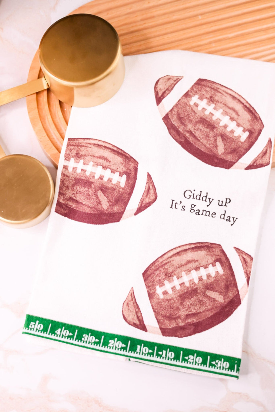 Giddy Up It's Game Day Towel - Whiskey Skies - MUD PIE