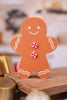 Gingerbread Boy Chunky Wooden Sitter - Whiskey Skies - ADAMS & CO