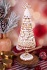 Gingerbread Cookie Christmas Tree Table Top Decoration - Whiskey Skies - RAZ IMPORTS