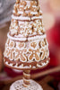 Gingerbread Cookie Christmas Tree Table Top Decoration - Whiskey Skies - RAZ IMPORTS