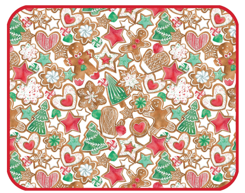 Gingerbread Cookies Countertop Drying Mat - Whiskey Skies - KAY DEE DESIGNS