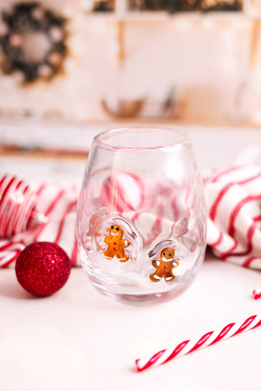 Gingerbread Icon Wine Glass - Whiskey Skies - CREATIVE BRANDS