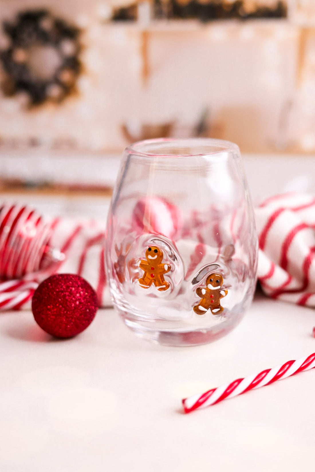 Gingerbread Icon Wine Glass - Whiskey Skies - CREATIVE BRANDS
