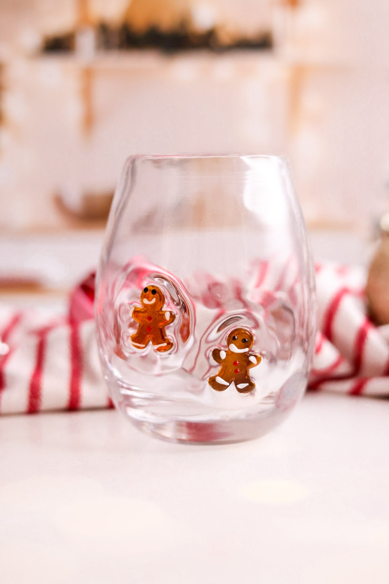 Gingerbread Icon Wine Glass - Whiskey Skies - CREATIVE BRANDS