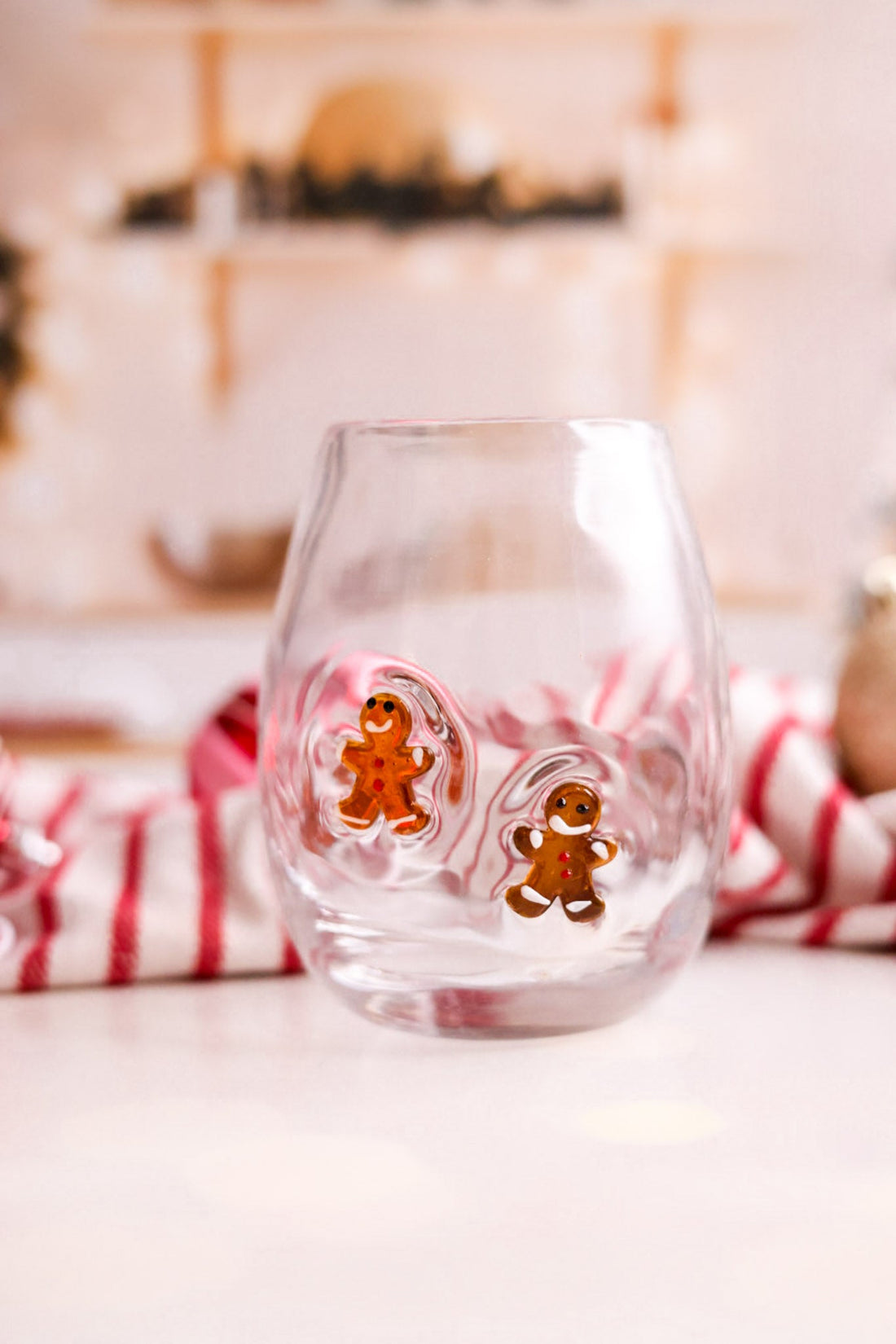 Gingerbread Icon Wine Glass - Whiskey Skies - CREATIVE BRANDS
