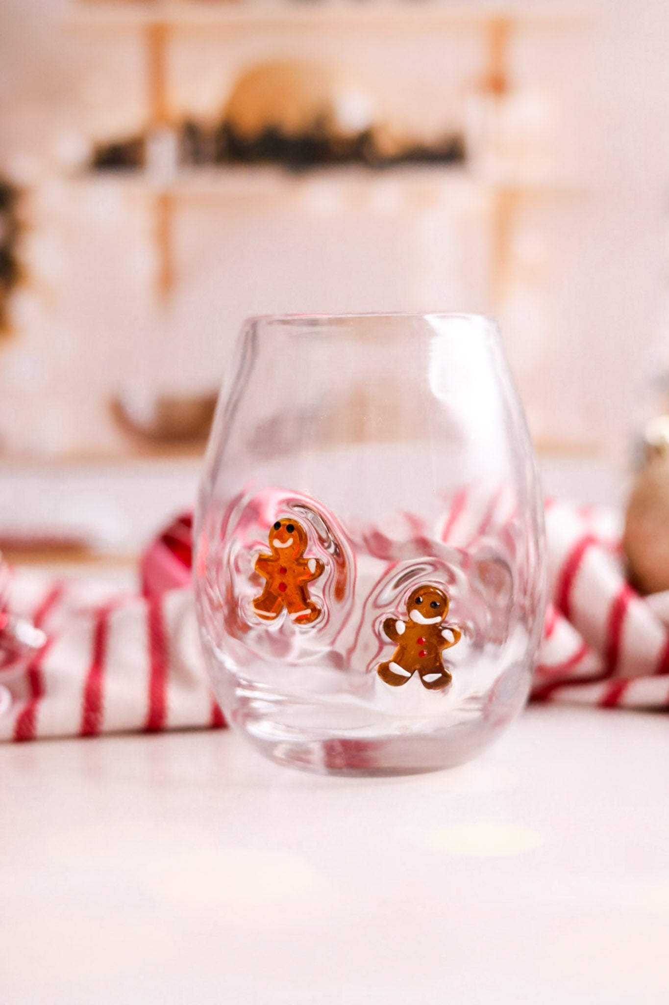 Gingerbread Icon Wine Glass - Whiskey Skies - CREATIVE BRANDS