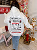 Gingerbread Recipe Christmas Embroidered Hoodie - Whiskey Skies - SUNKISSED COCONUT