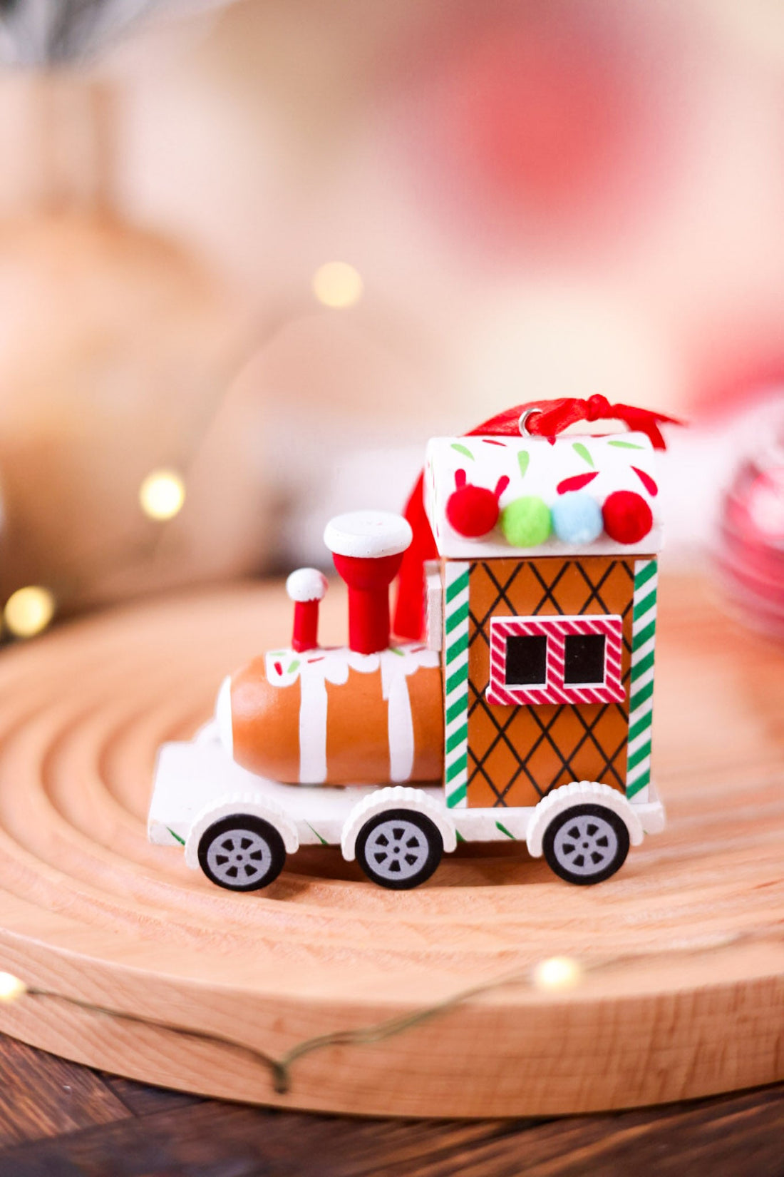 Gingerbread Train Ornament - Whiskey Skies - C & F ENTERPRISES