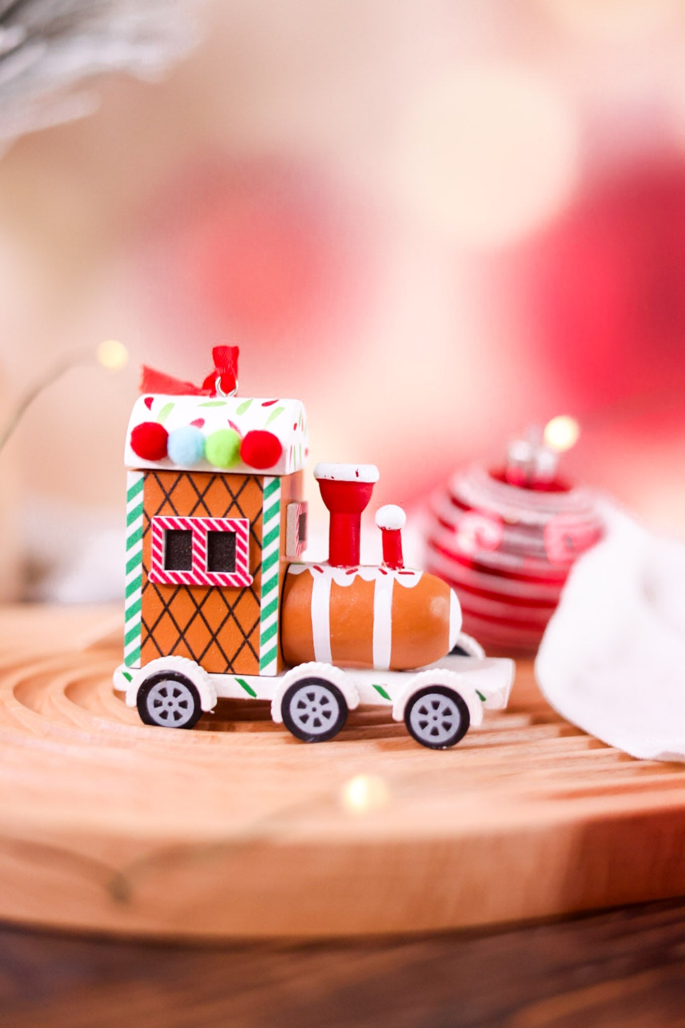 Gingerbread Train Ornament - Whiskey Skies - C & F ENTERPRISES
