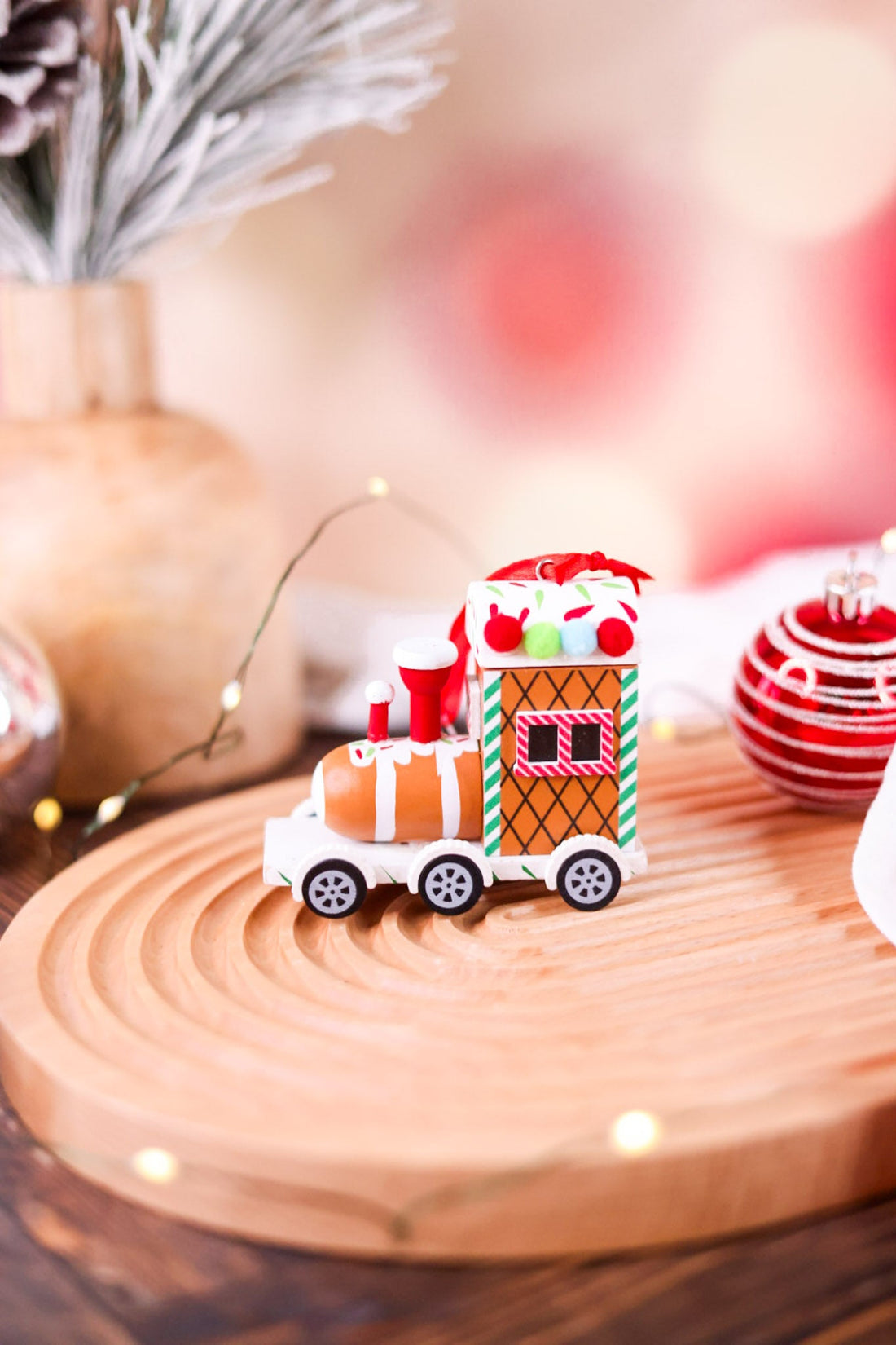 Gingerbread Train Ornament - Whiskey Skies - C & F ENTERPRISES
