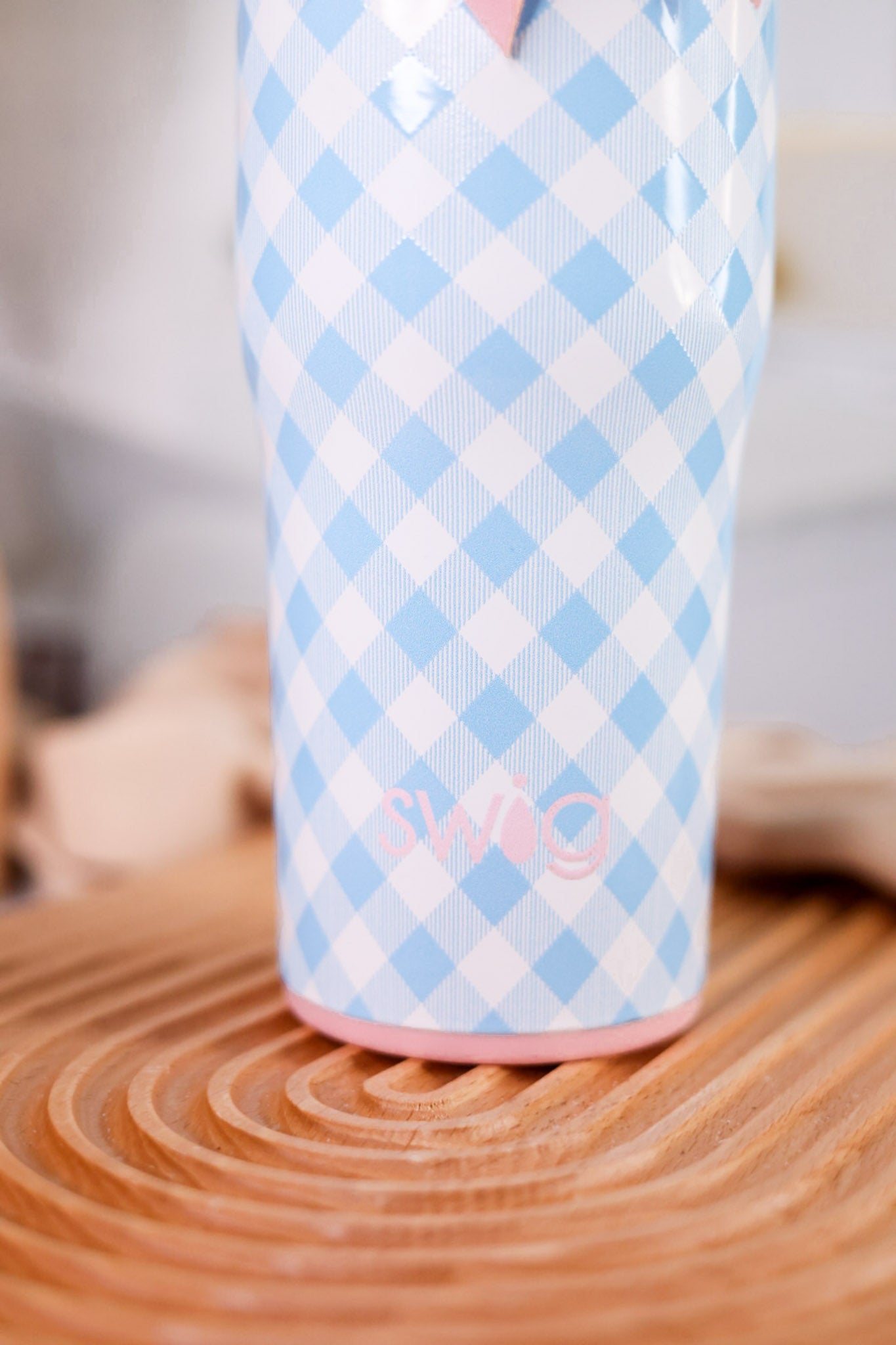 Gingham Leakproof To - Go Tumbler - Whiskey Skies - SWIG LIFE
